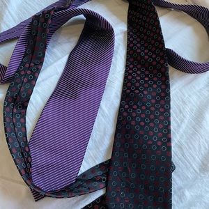 Two balmain silk ties